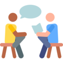 entertainment,people,interview,humanpictos,talk show
